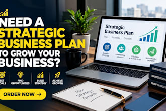 write a strategic business plan growth strategy and market analysis