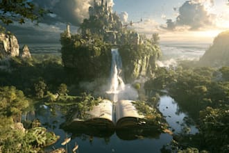 fantasy book cover design, fantasy book cover