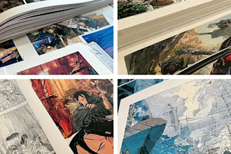 anime comic manga book page panel manga page artist