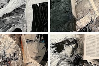 anime comic manga book page panel manga page artist