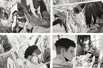 draw a manga pages comic art manga and comic book pages