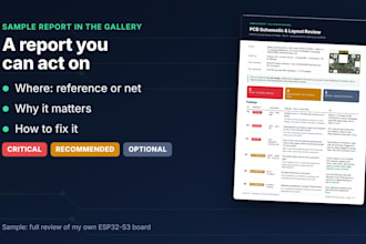review your pcb design, schematic and layout before manufacturing