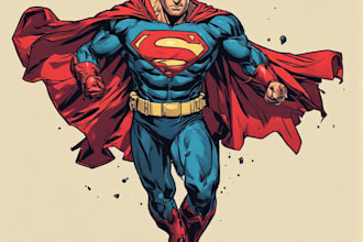 design an epic superhero costume and character