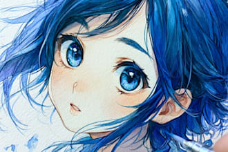 draw anime manga comic book illustration or webtoon