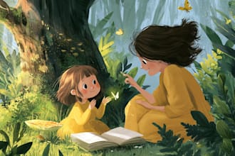 design children book illustration and cover children story