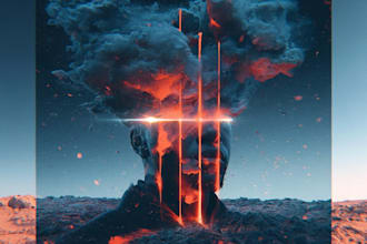design music album cover art ready for spotify