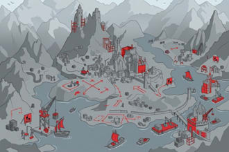 create a beautiful fantasy world map for your fictional universe