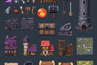 create professional 2d game assets