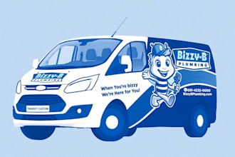 design a custom car wrap with a stunning professional look