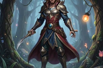 design unique fantasy heroes, warriors, and villains