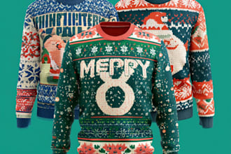 build christmas store and ugly christmas sweater