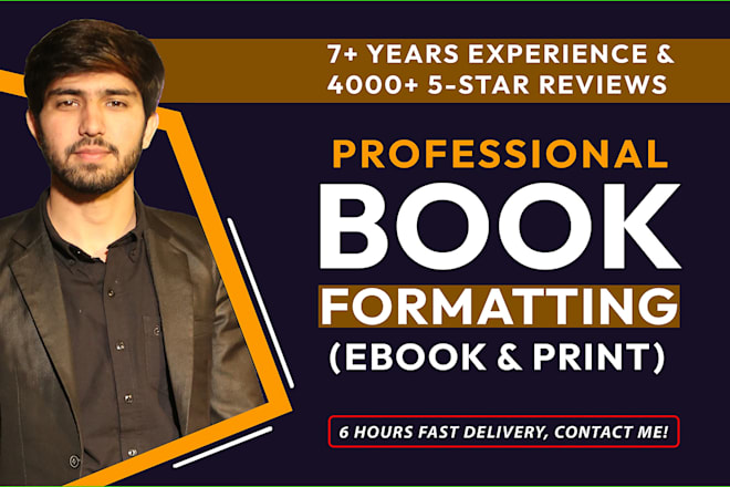 Do book formatting Kindle ebook formatting KDP paperback and layout design — Fiverr service