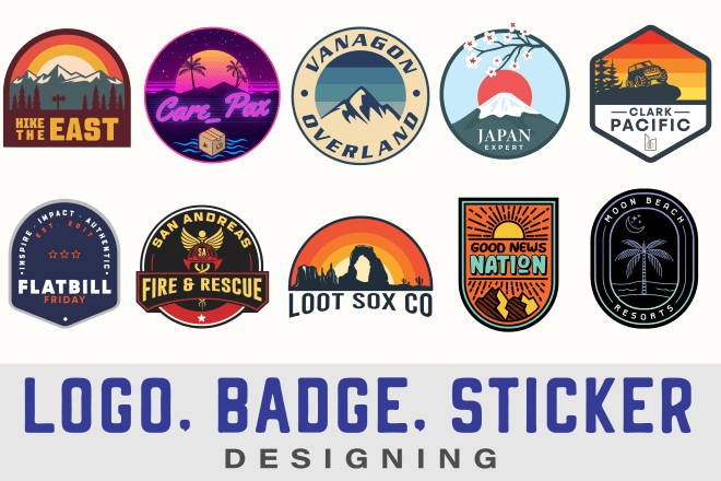 Badge Logo Stickers