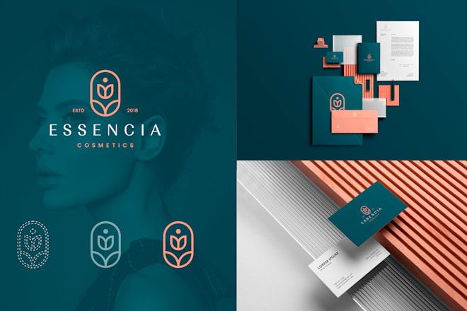 Design a minimalist logo with full brand identity — Fiverr service