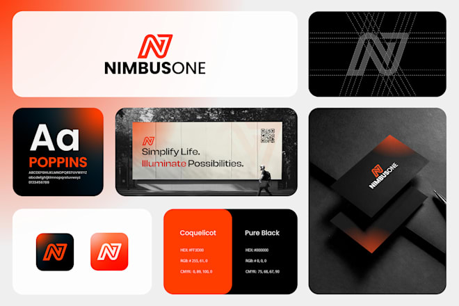 Design business logo and complete branding identity — Fiverr service