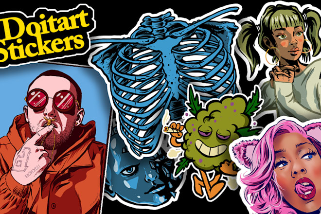 Animal Sticker Designs