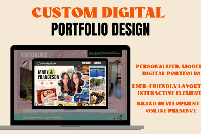 Design a UGC or digital portfolio or media kit — Fiverr service
