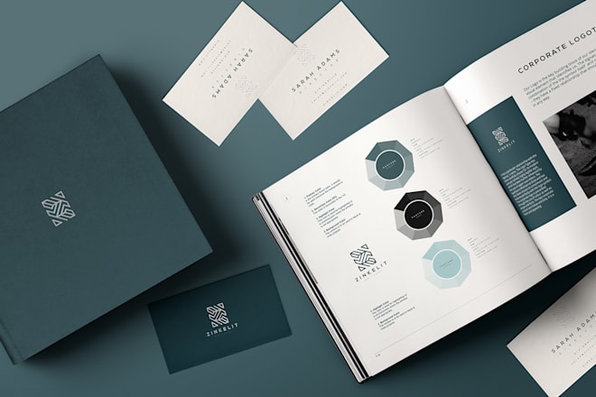 Design your logo plus brand guideline — Fiverr service