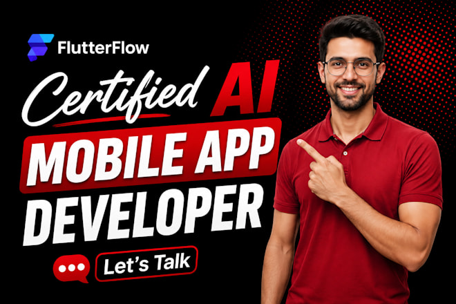 Faheem AI mobile app development gig on Fiverr