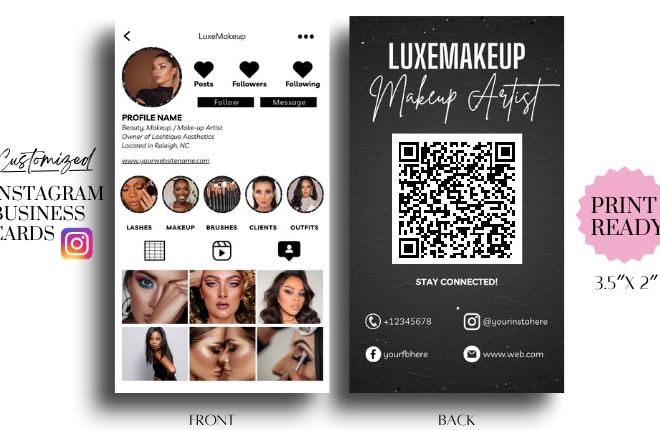 Beauty Business Card Design