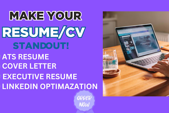 Craft your professional entry level resume and cover letter — Fiverr service
