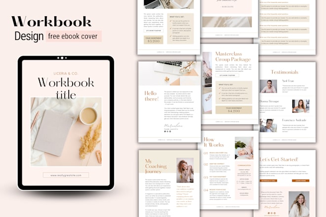 Design your PDF lead magnets workbooks or ebooks — Fiverr service