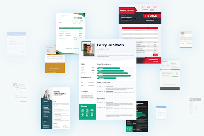 Design ATS friendly resume, CV, portfolio, and cover letter for job success — Fiverr service