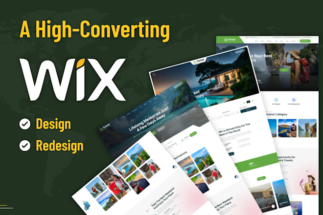 Design a high converting wix website and wix website redesign — Fiverr web design service