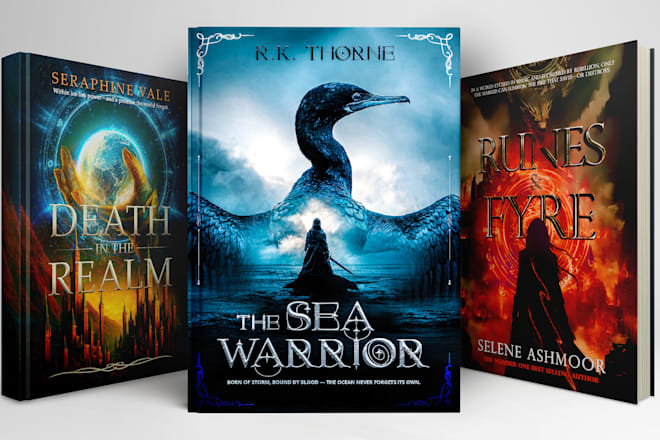 Design fiction and fantasy book and ebook cover design — Fiverr service