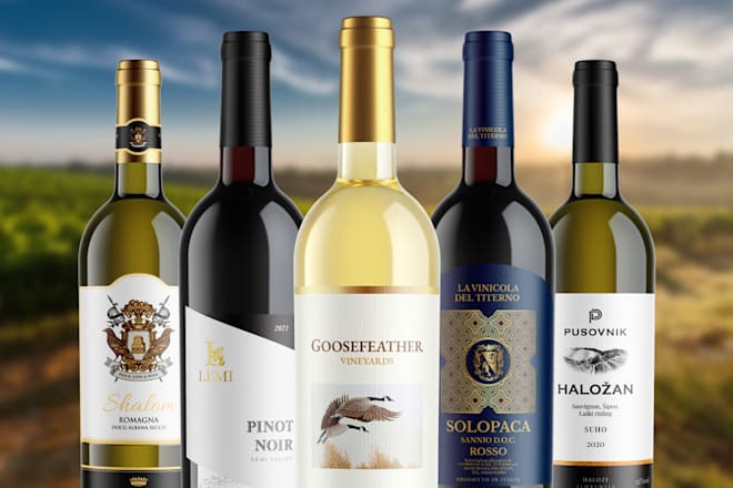 Bottle Label Design Example