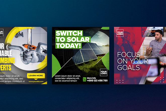 Professional advertising design example