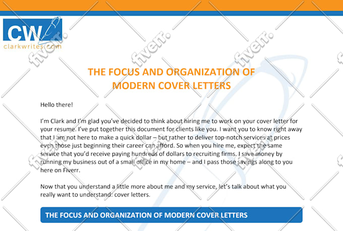 Review, edit, or write your resume cover letter by Clarkaaron