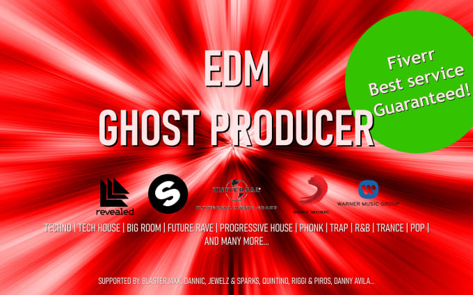 be your edm ghost producer, music production service