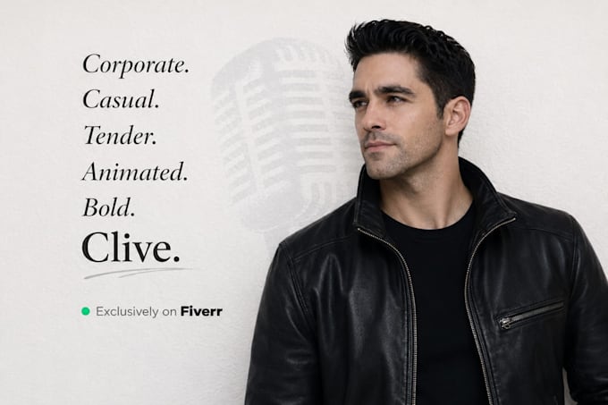 record a professional adult english american male voice over