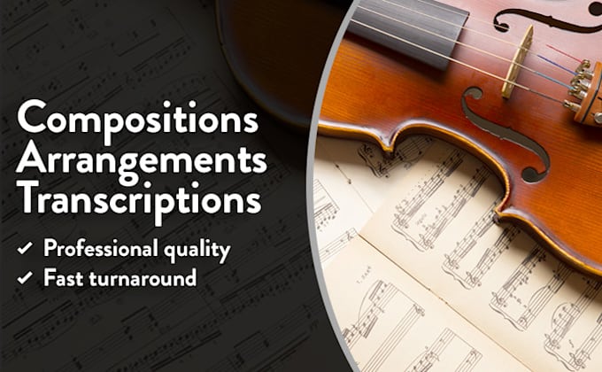 compose, arrange and transcribe music