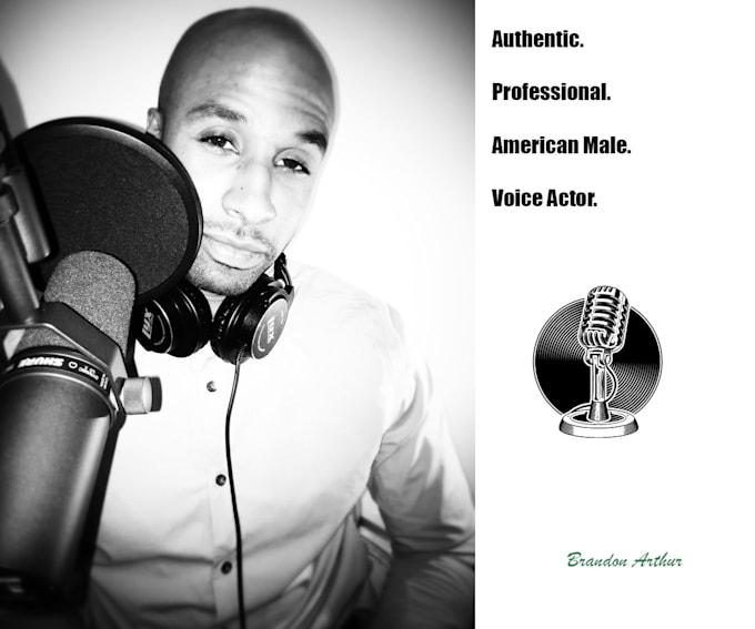 be your professional american male voice actor