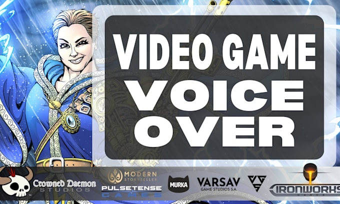 do female video game voice over, cartoon animation character voice acting