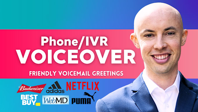 do professional business phone IVR voicemail on hold message voice over