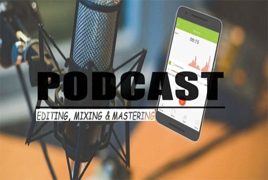 Edit and mixing your audio podcast by Sauldiazl | Fiverr