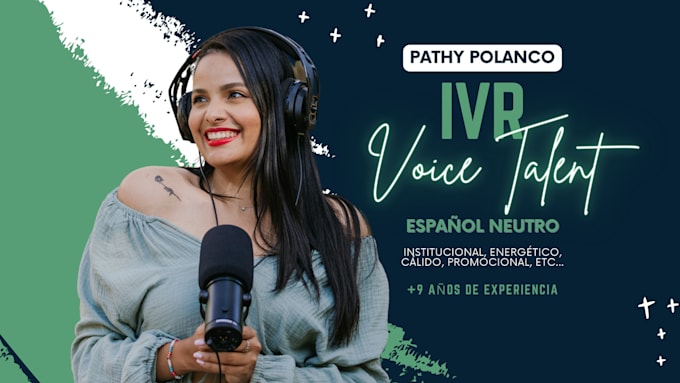 record a pro voice over for your spanish phone system IVR