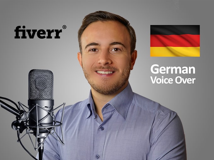 deliver a professional german voice over in 24hrs quality