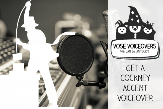 provide a british cockney, south london voice over