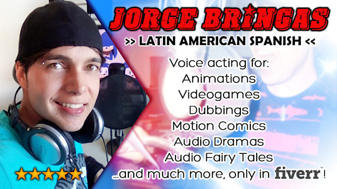 be your professional voice for your projects in spanish