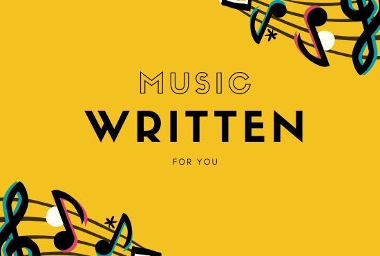 write a song for you
