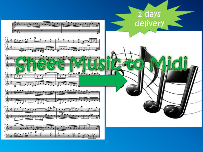 midi converter to sheet music