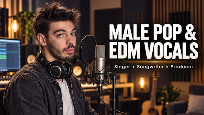be your singer and songwriter for your pop or edm song