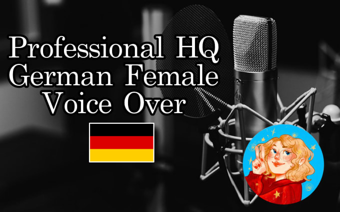 record a professional german female voice over in HQ