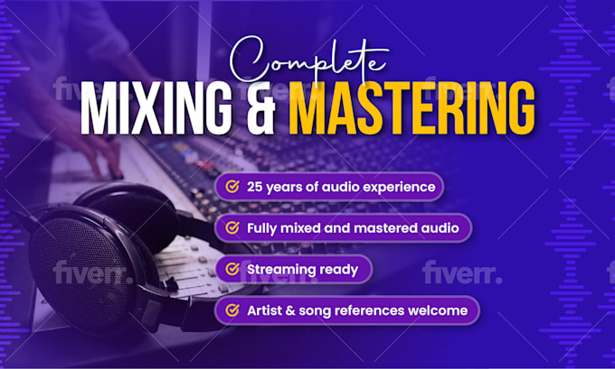 mix and master your music professionally