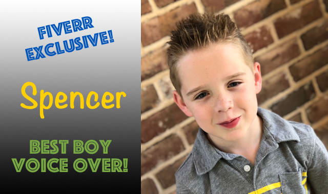 record an amazing child boy voice over