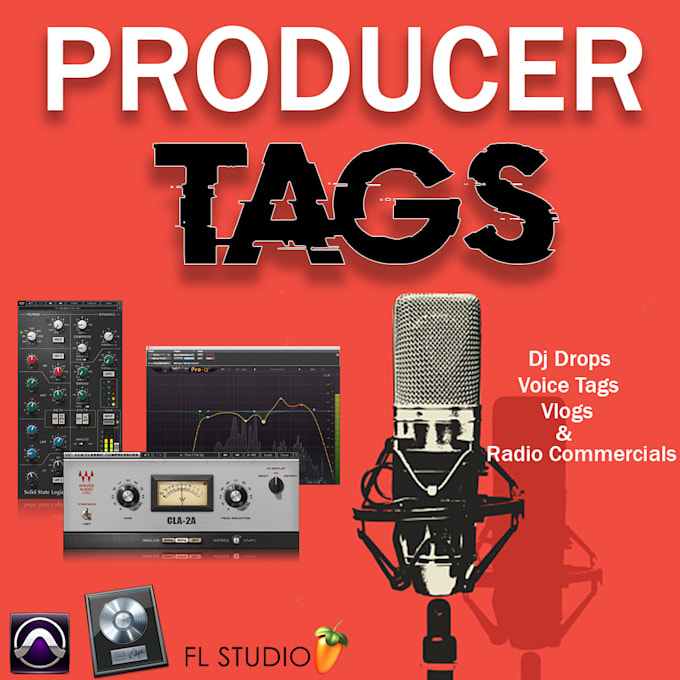 Make a producer tag voice tag or dj drop less than 24 hours by